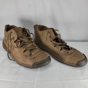 Fashion 5 Mens Boho Cottagecore Leather Lace Up Comfort Shoes Size 12 EarthyFit